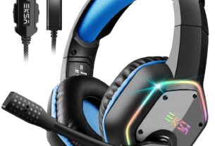 Produktbild EKSA E1000* USB Gaming Headset. Für PC & Konsolen. Over Ear Headphones mit USB Kabel